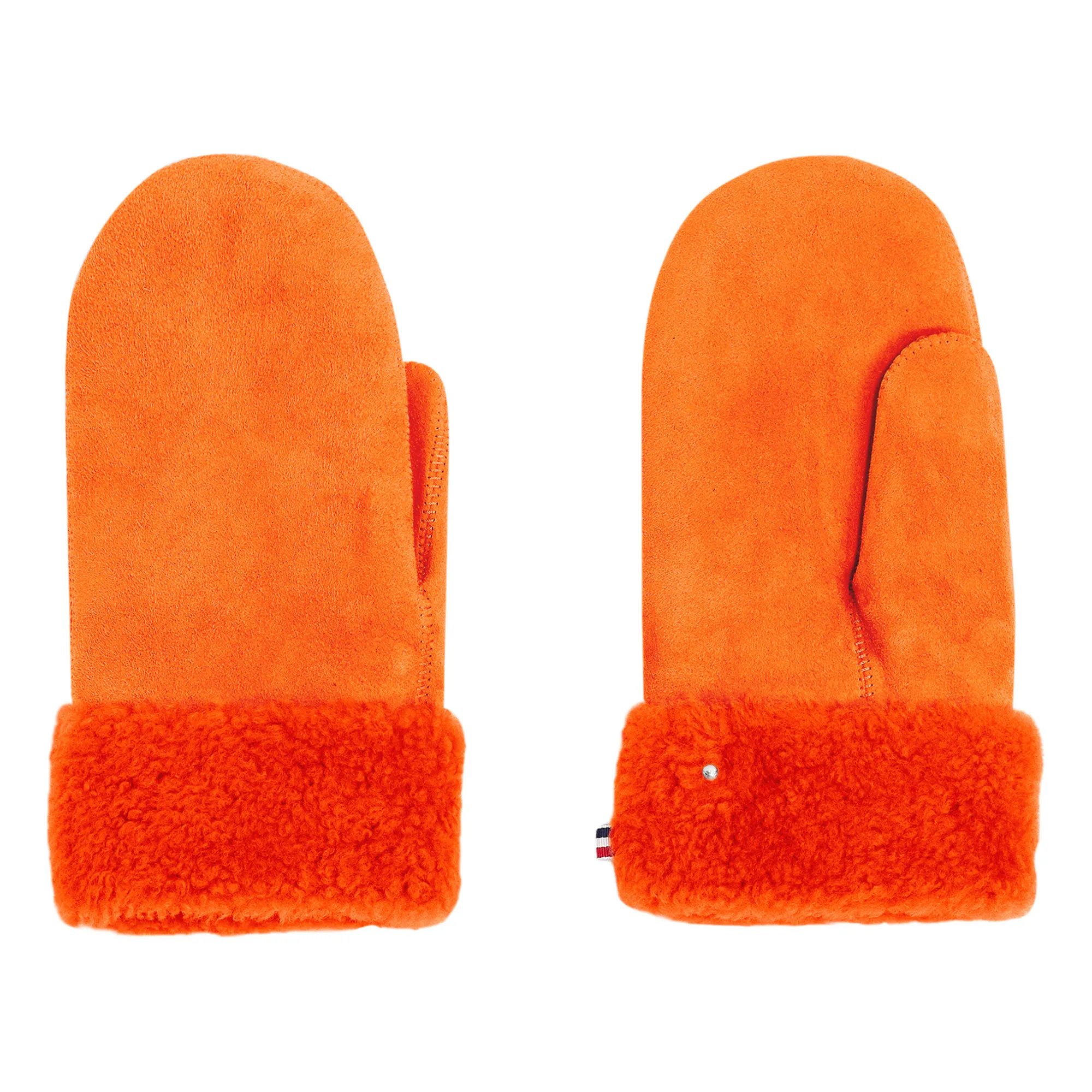 Merino Wool Mittens - Adult Collection -  | Orange- Product image n°1