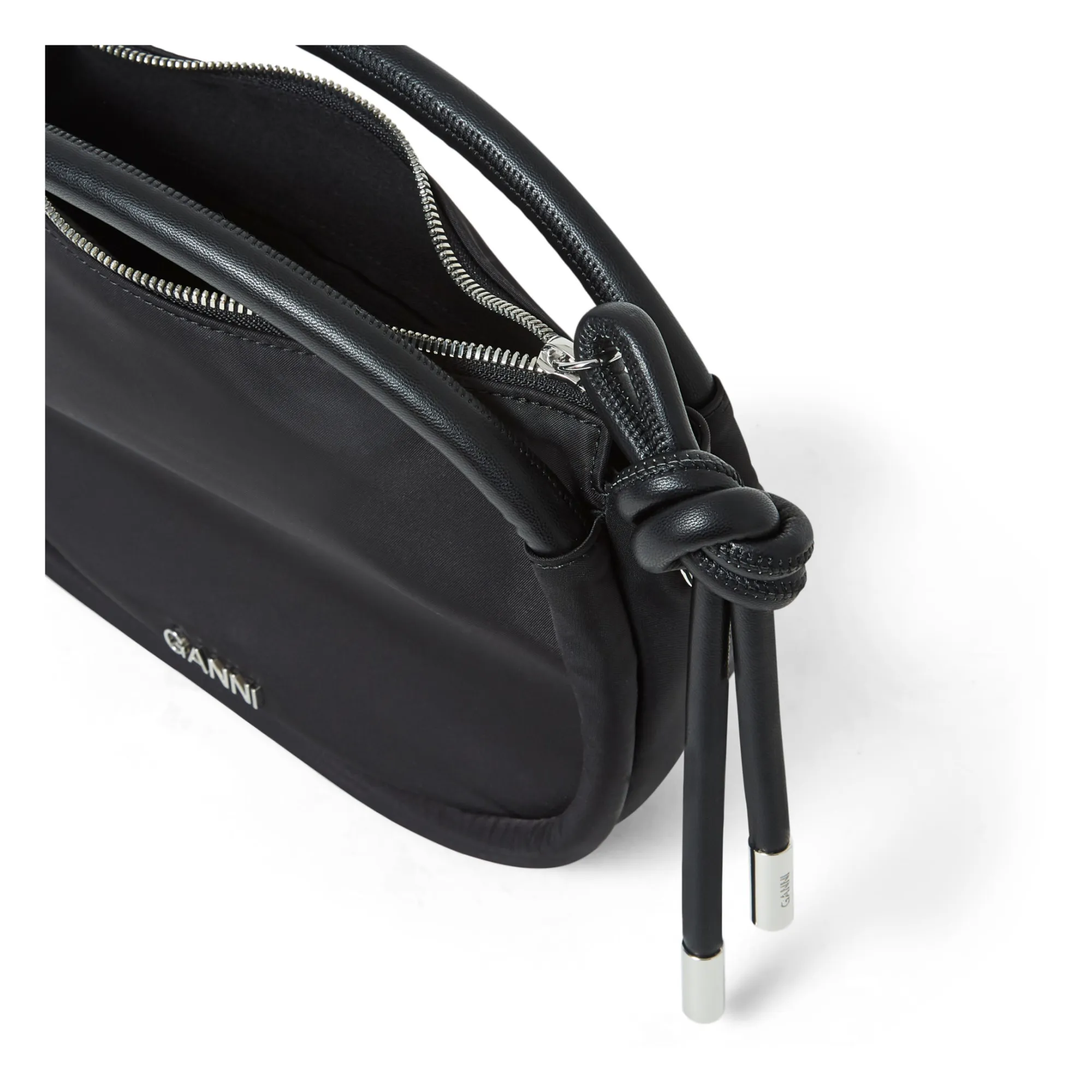 Ganni - Mini Knot Bag - Black | Smallable