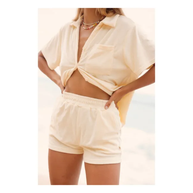 Ensemble Chemise Terry | Jaune pâle