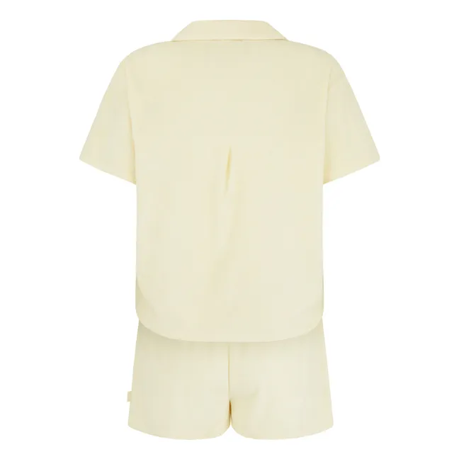 Ensemble Chemise Terry | Jaune pâle