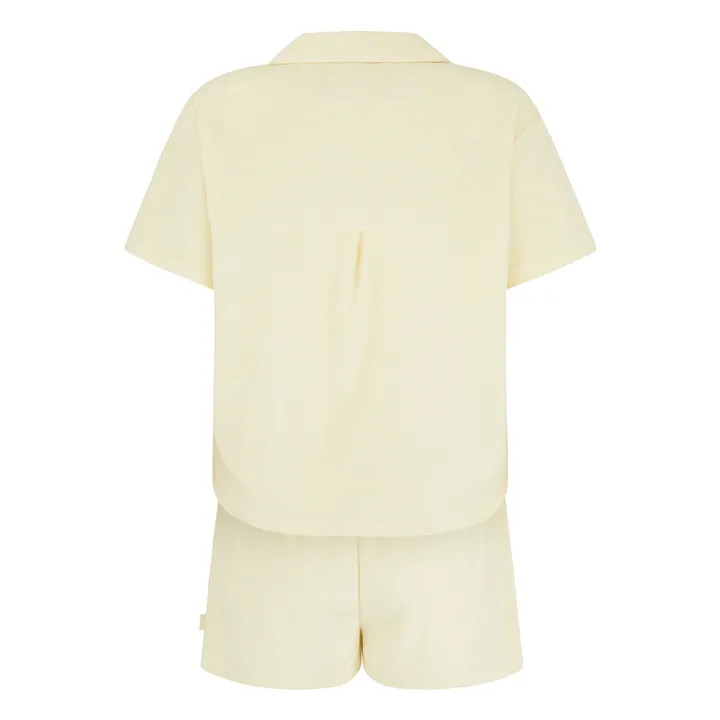Ensemble Chemise Terry | Jaune pâle- Image produit n°4