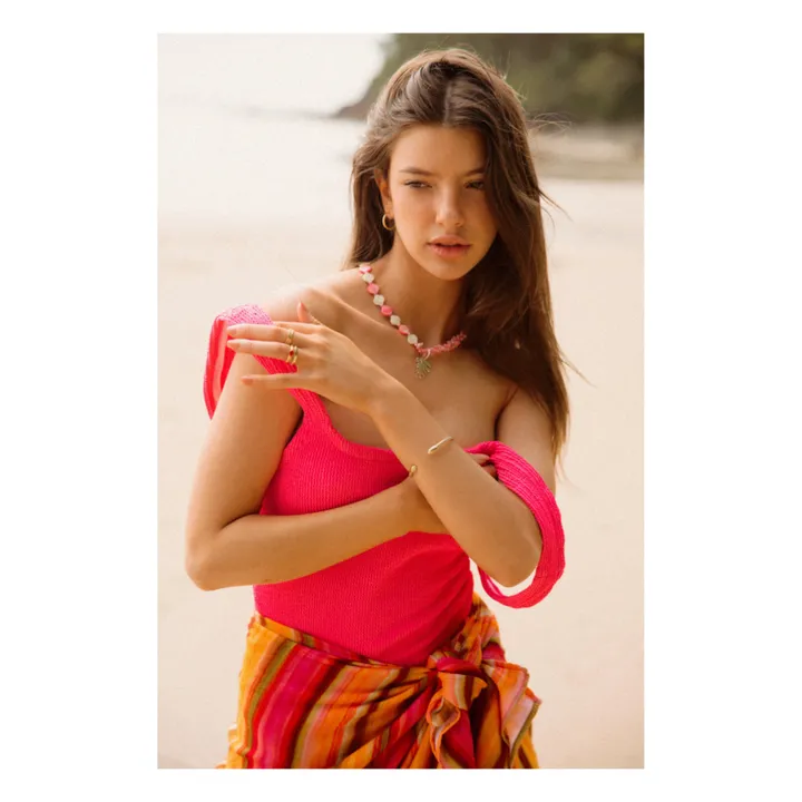 Maillot 1 pièce Pamela | Rose- Image produit n°3