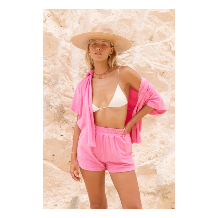 Ensemble Chemise Terry | Rose- Image produit n°1