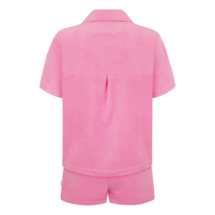 Ensemble Chemise Terry | Rose- Image produit n°4