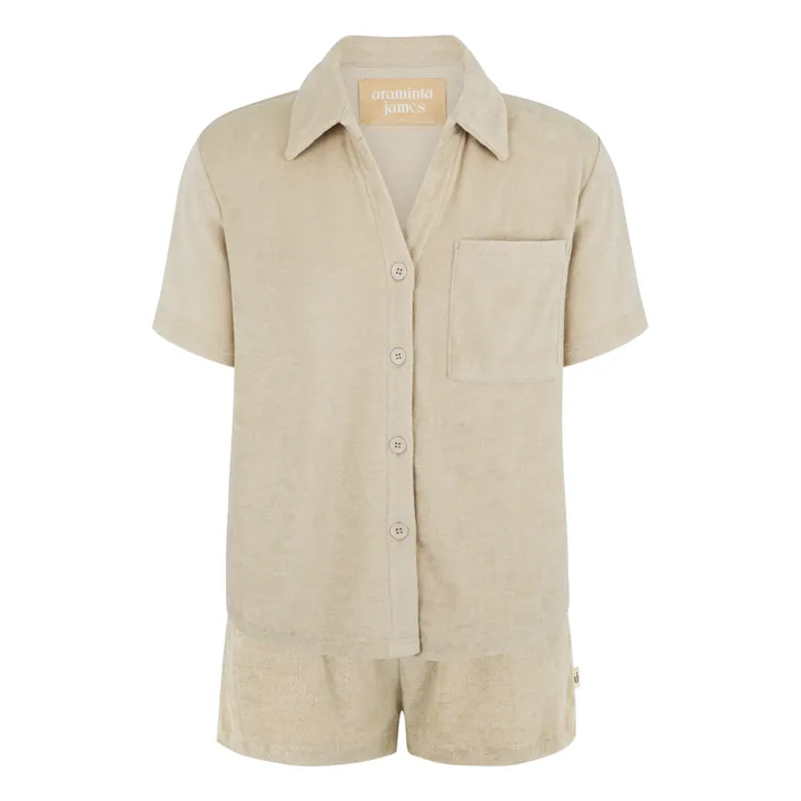 Ensemble Chemise Terry | Beige- Image produit n°0