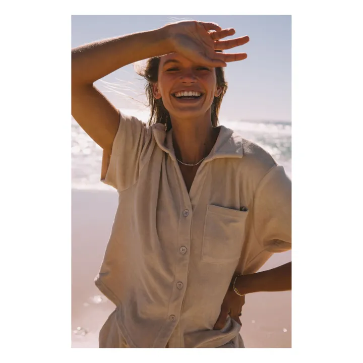 Ensemble Chemise Terry | Beige- Image produit n°3