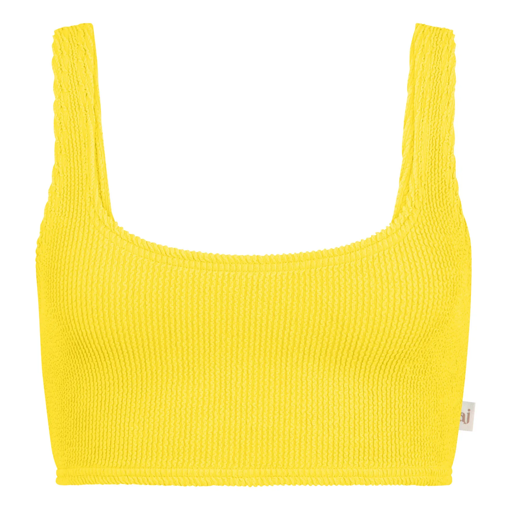 Araminta James Yellow Hoola Bikini Top