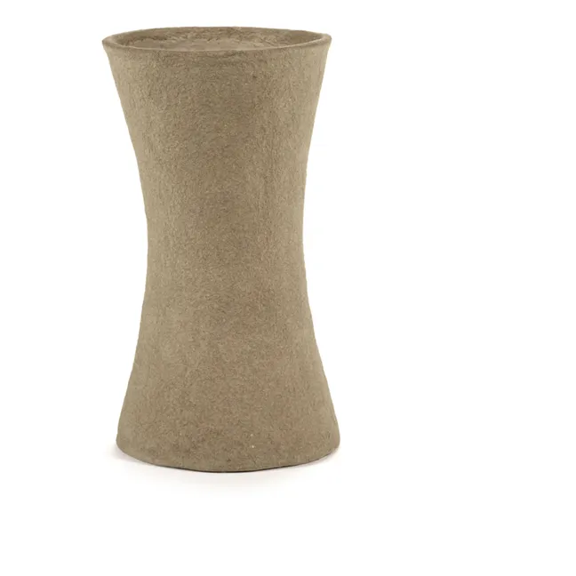 Earth Papier Mâché Vase | Brown