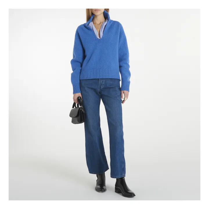 Pullover Eis Merino | Blau- Produktbild Nr. 1