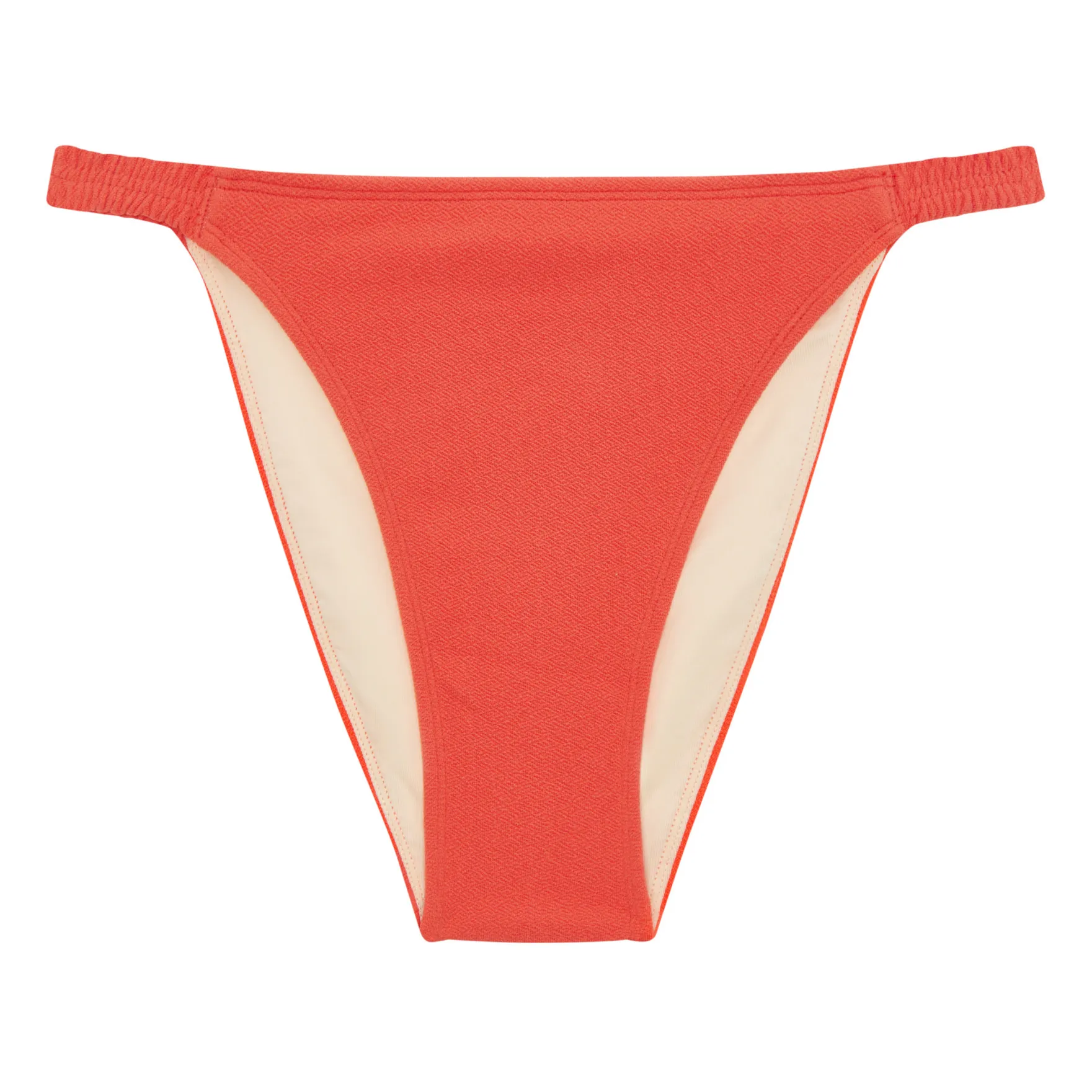 Peony Coral Holiday Bikini Bottoms