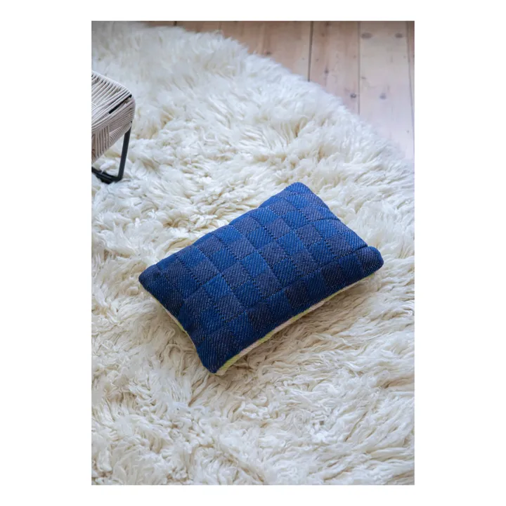 Coussin à damiers | Vert- Image produit n°2