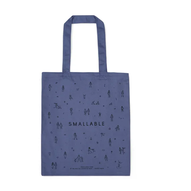 Tote Bag im Brotzeitformat Smallable - Größe S | Blau