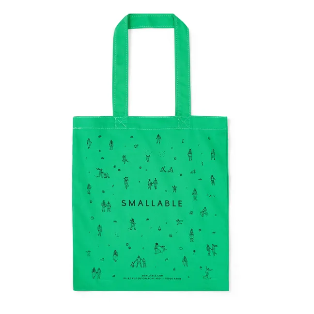 Tote Bag im Brotzeitformat Smallable - Größe S | Grün