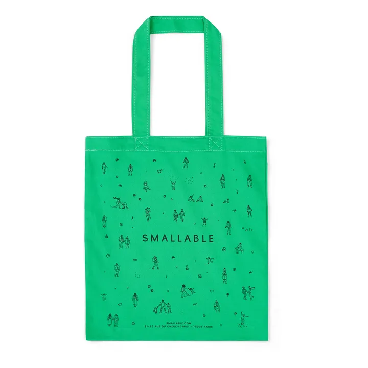 Smallable Tote Bag - Size S | Green- Product image n°0