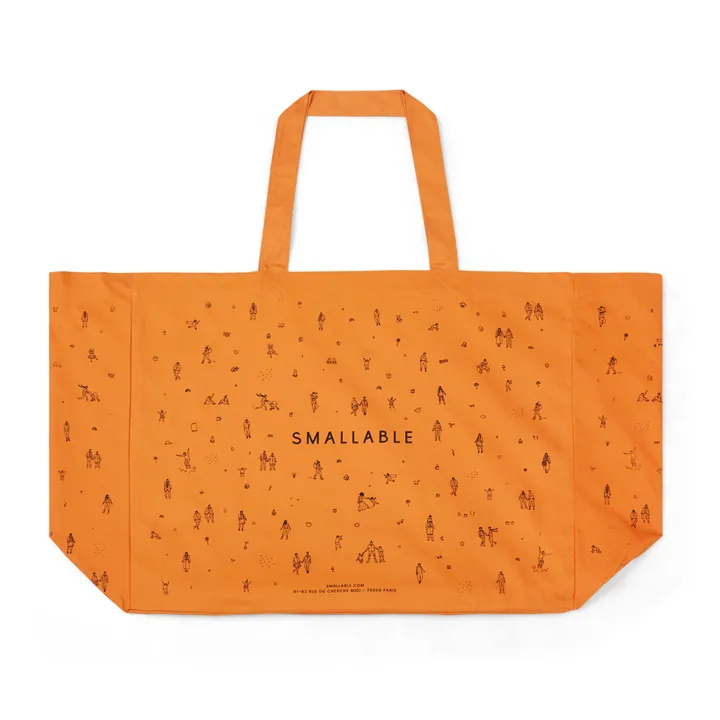 Smallable Tote Bag - Size L | Pumpkin- Product image n°0