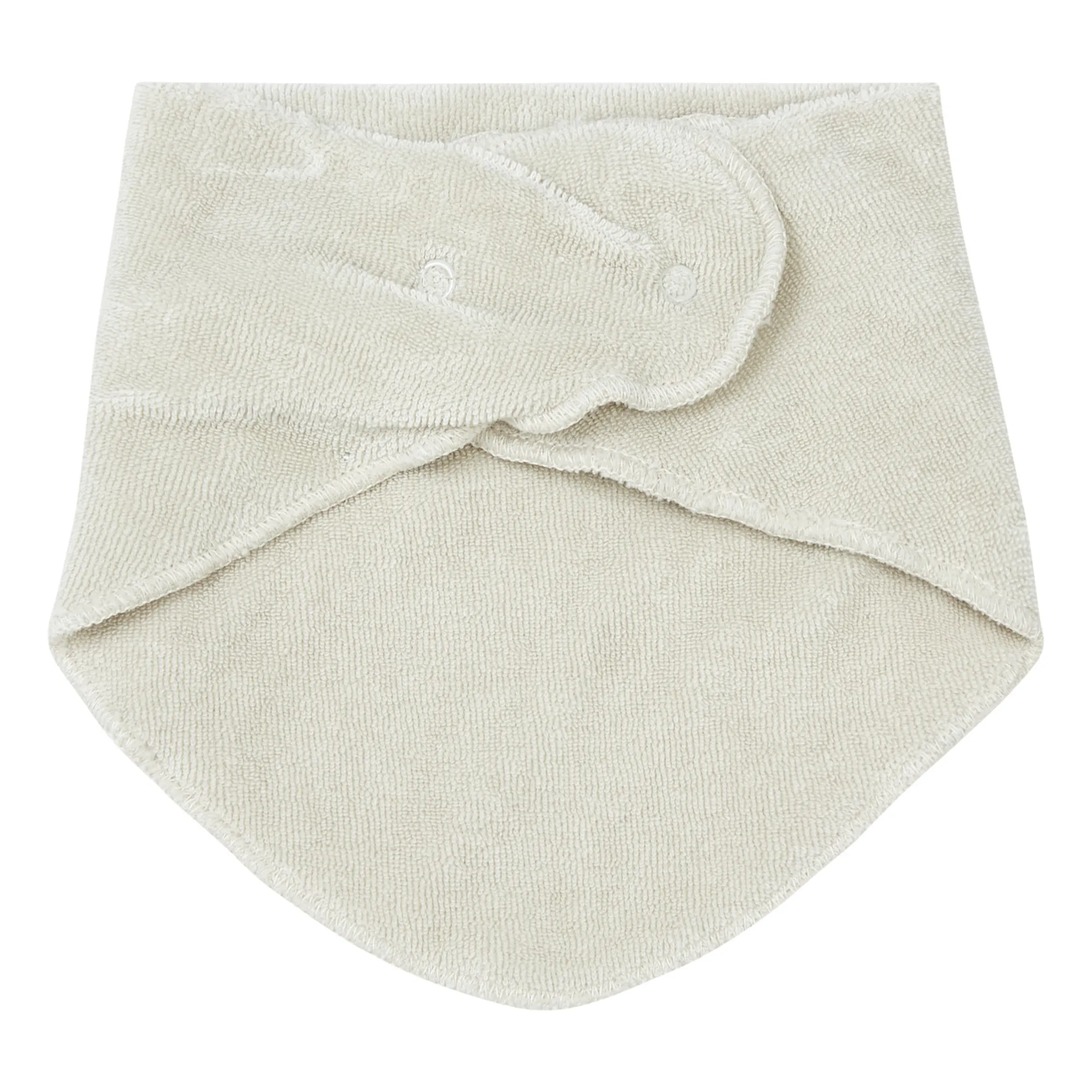 Woodruff Terry Cloth Bib | Light grey- Product image n°1