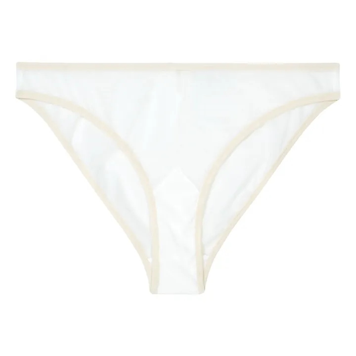 Martha Tulle Briefs | Ivory- Product image n°0
