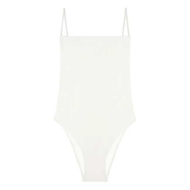 Ventiquattro Ribbed One Piece Swimsuit | Ivory