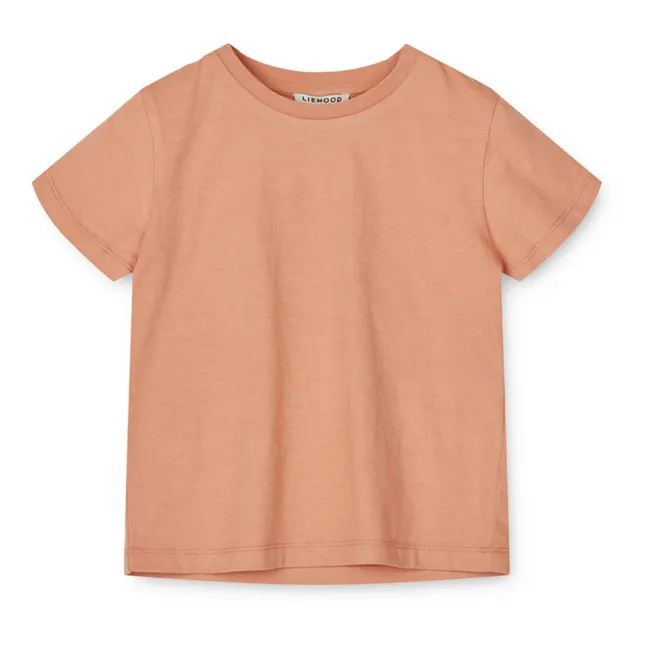 T-Shirt mit kurzen Ärmeln Bio-Baumwolle Apia | Altrosa