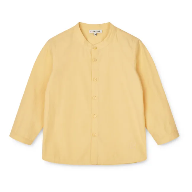 Chemise manches longues Coton Bio Austin | Jaune