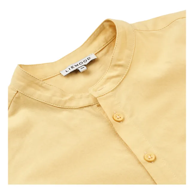 Chemise manches longues Coton Bio Austin | Jaune