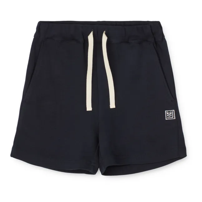 Pantalones cortos de algodón ecológico Bako | Azul Marino