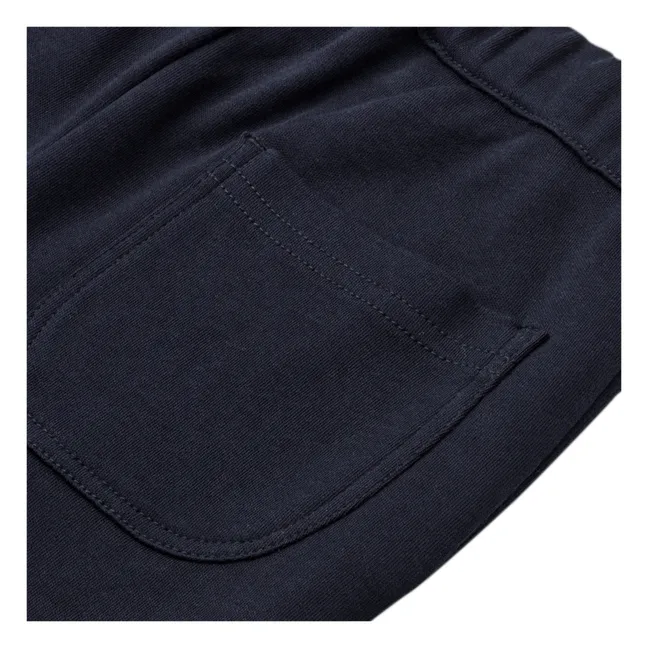 Shorts in Cotone Organico Bako | Blu marino