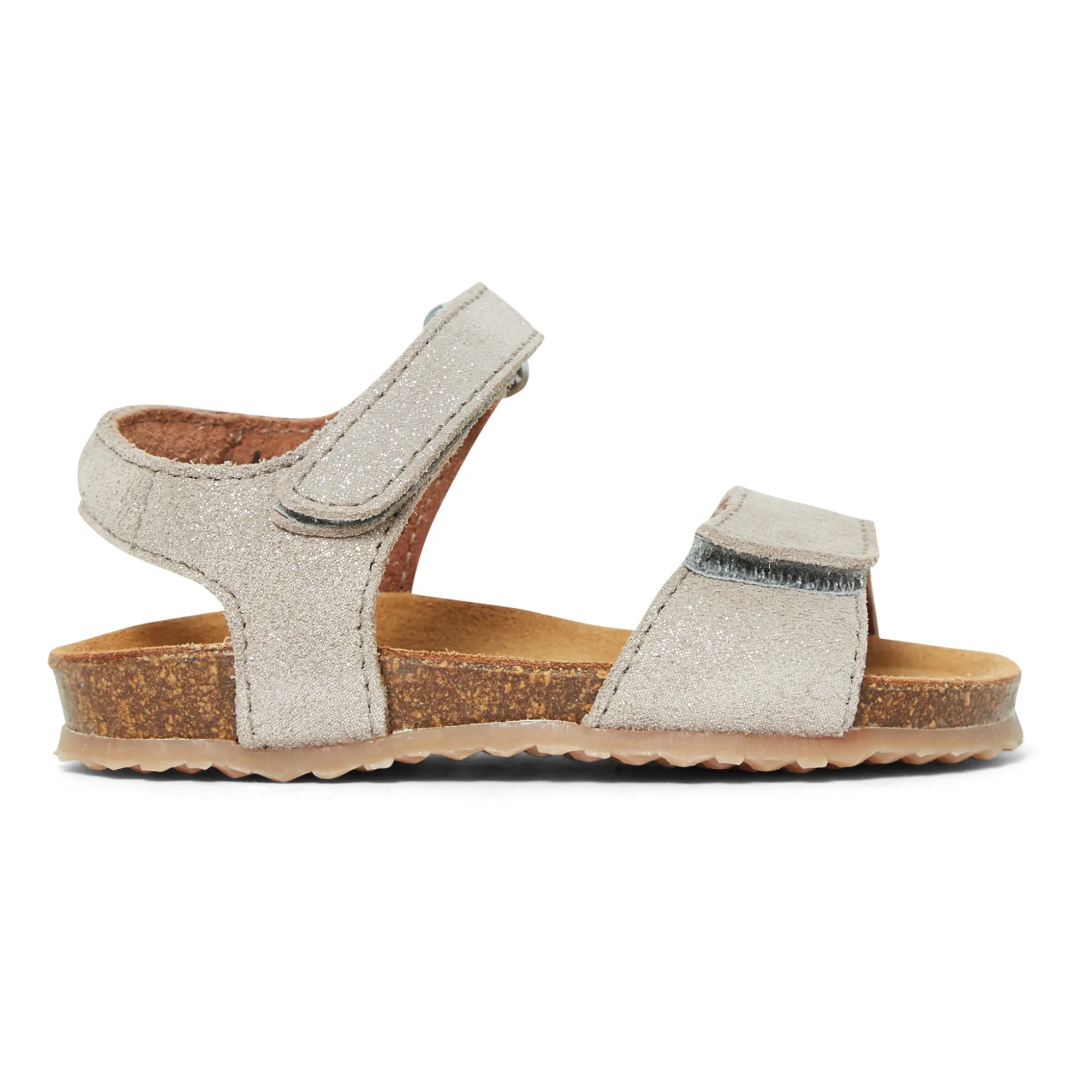 Pèpè Silver Two Con Me - Velcro Sandals