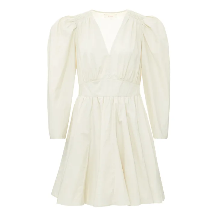 Robe Ophelia | Blanc cassé- Image produit n°0