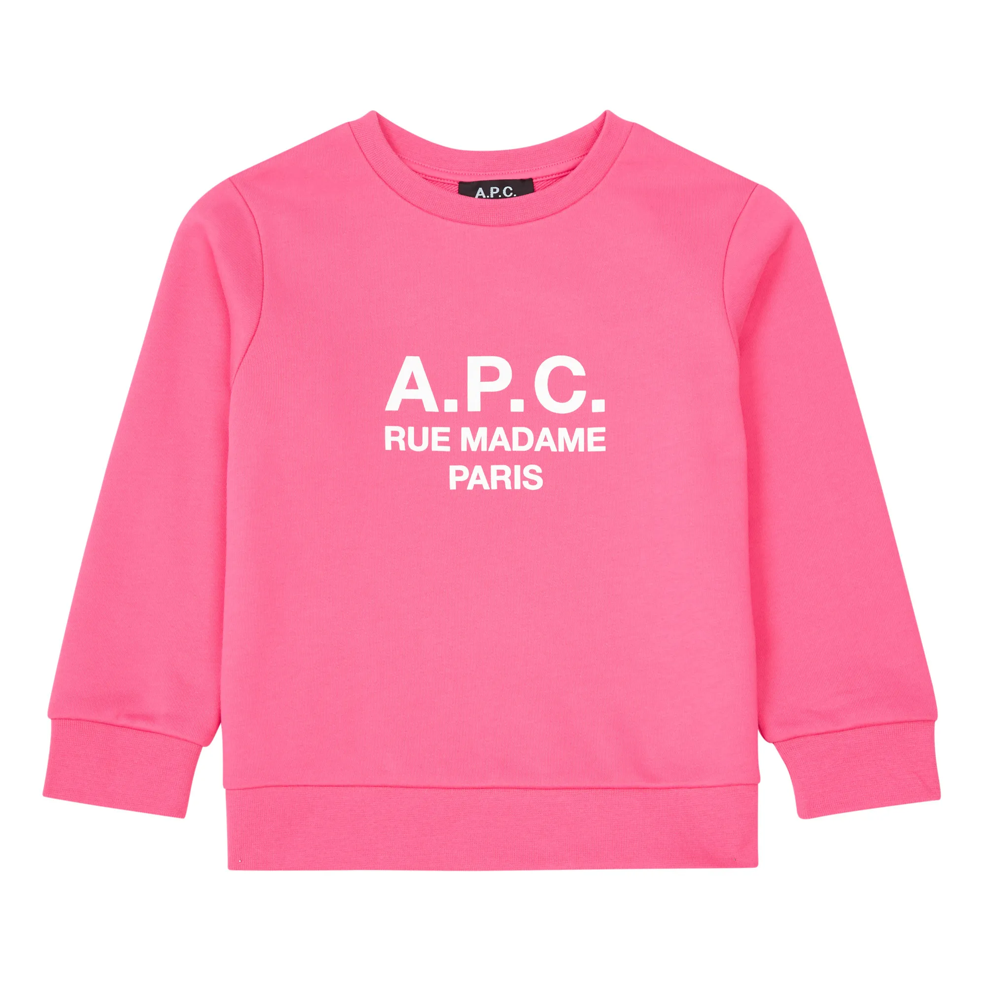 A.p.c. Pink Elie Organic Cotton Sweatshirt