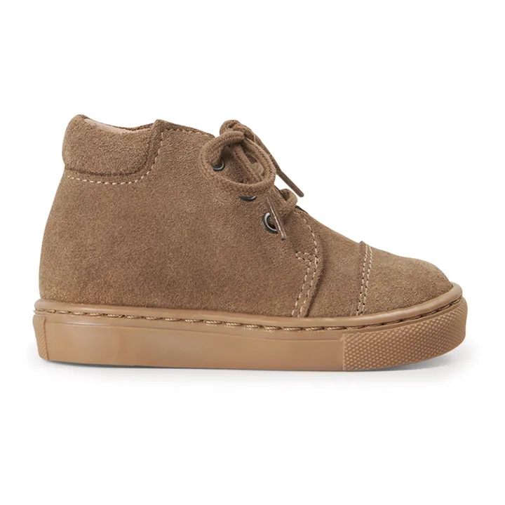 Kicks Lace-Up Sneakers | Brown- Product image n°0