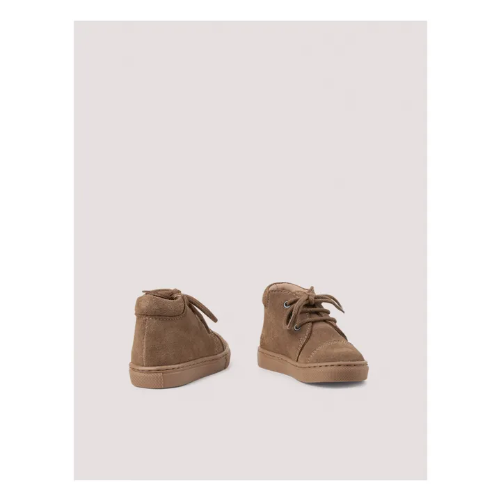 Kicks Lace-Up Sneakers | Brown- Product image n°1