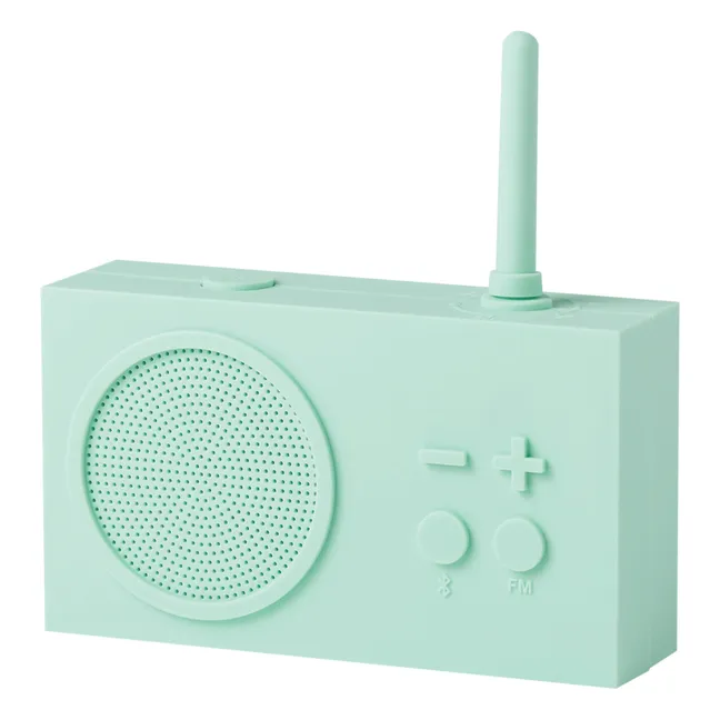 Wasserdichtes Bluetooth-Radio Tykho 3 | Mintgrün