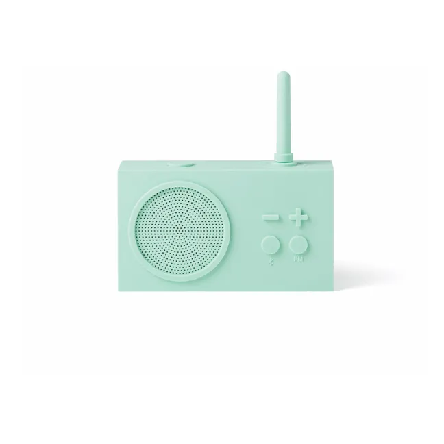 Wasserdichtes Bluetooth-Radio Tykho 3 | Mintgrün