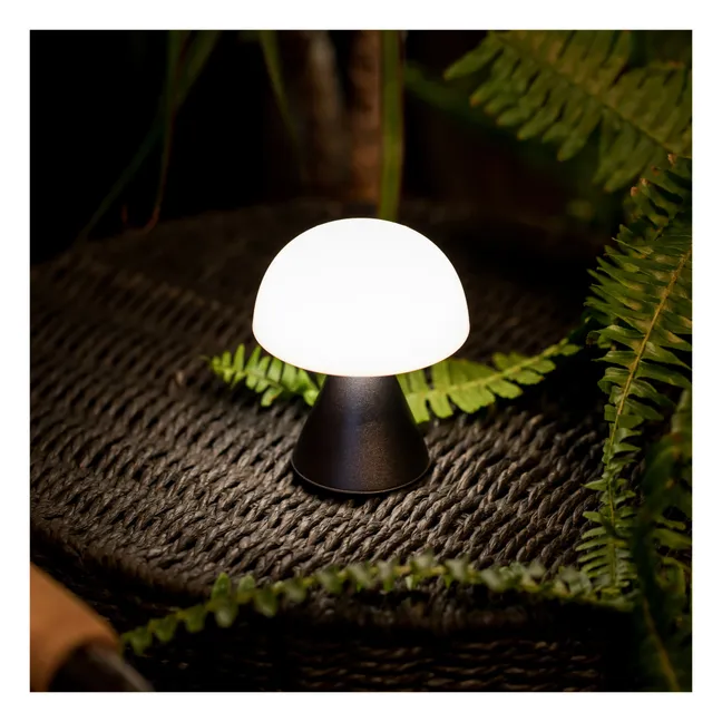 Mini Lámpara de mesa Led Mina | Gris metal