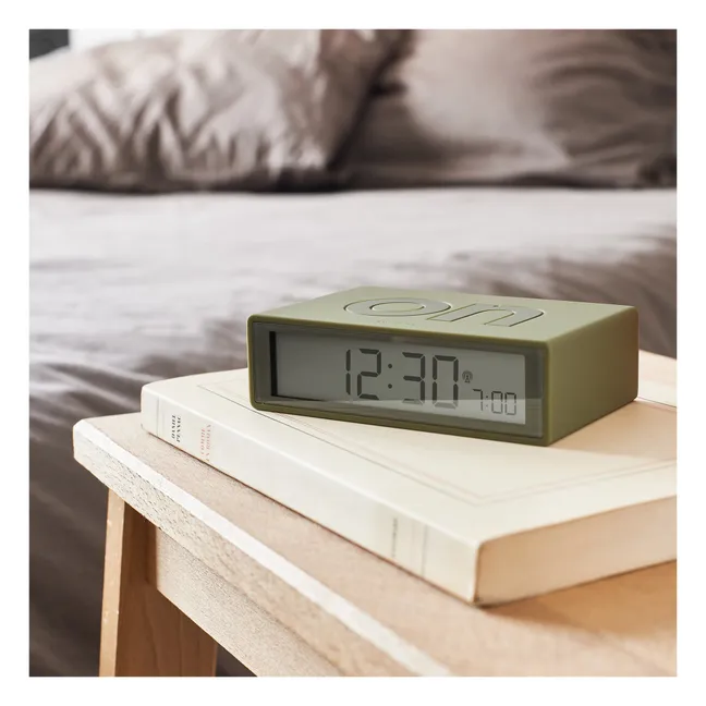 Despertador Flip+ | Verde Kaki