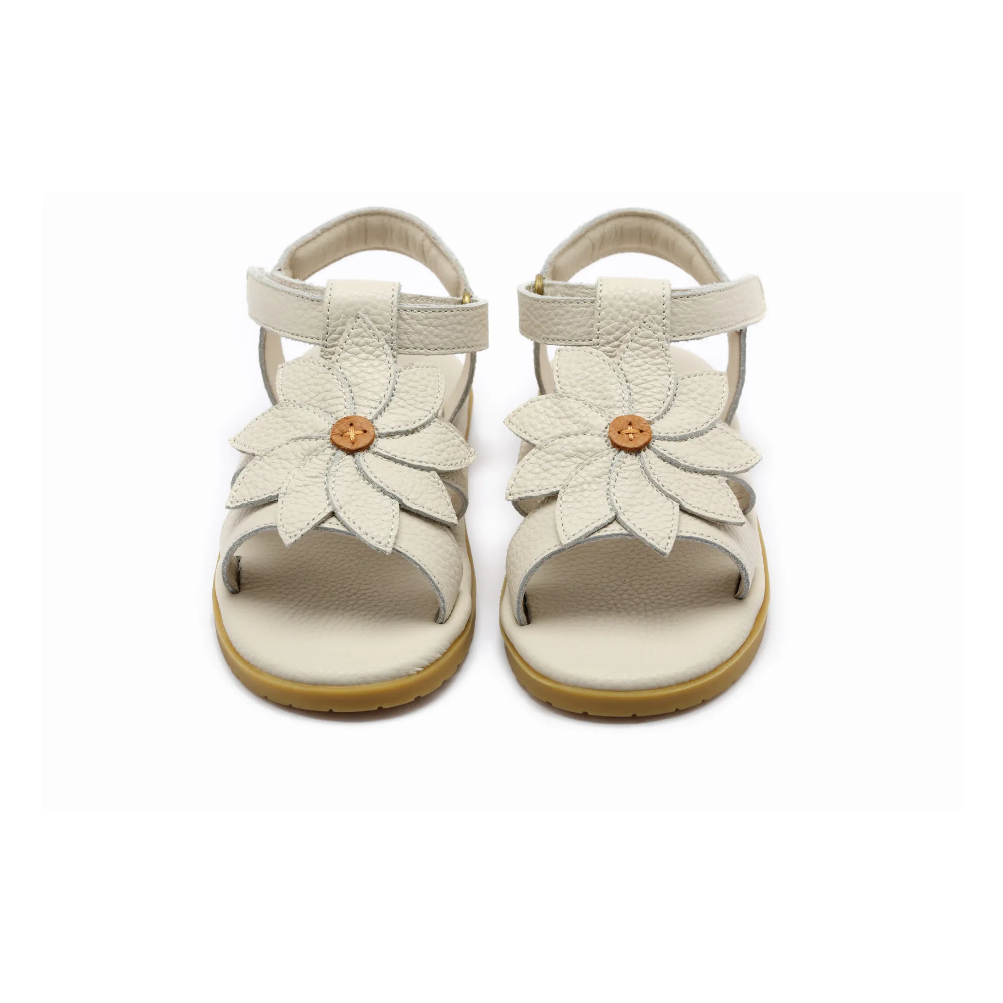 Sandales Iles Fields Marguerite Cuir | Crème- Image produit n°1