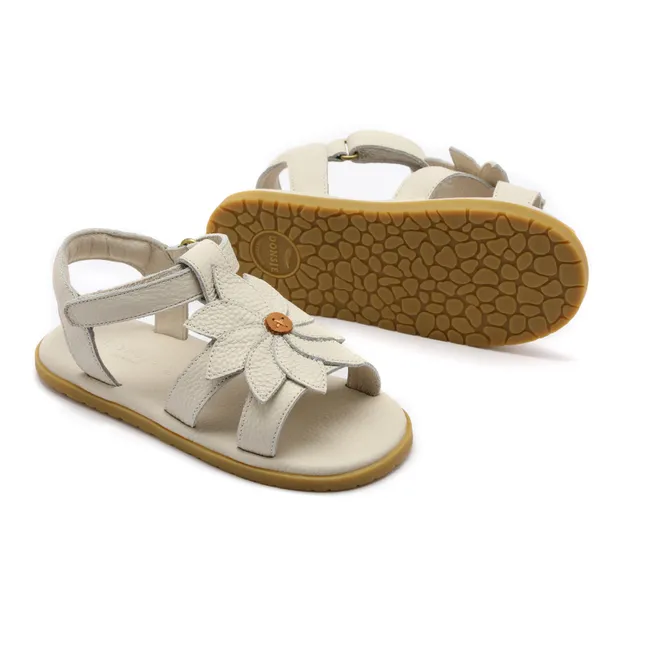 Iles Fields Daisy Leather Sandals | Cream