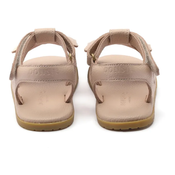 Iles Sky Butterfly Leather Sandals | Pale pink- Product image n°3