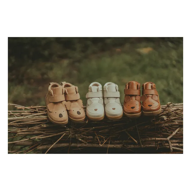 Baskets Scratchs Mika Ours | Cognac
