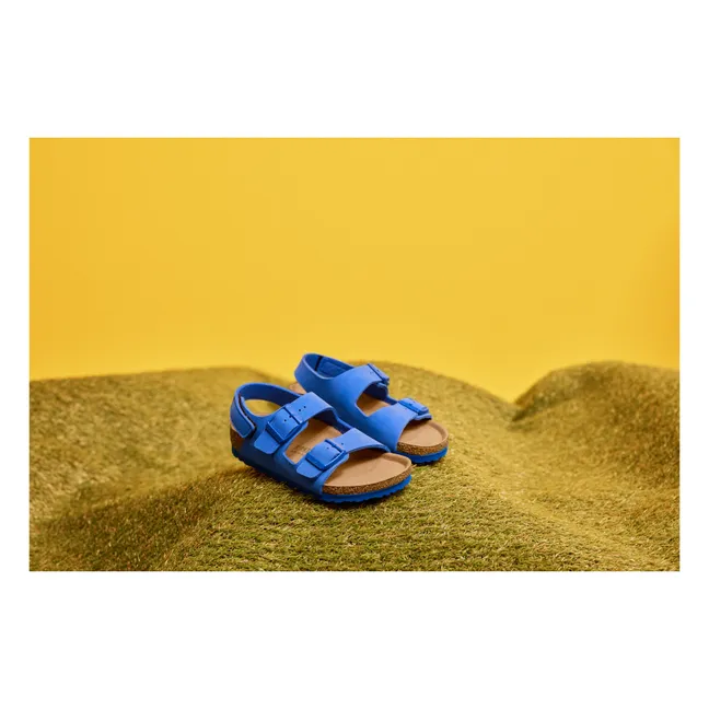 Sandalias con velcro Milano Vegan | Azul