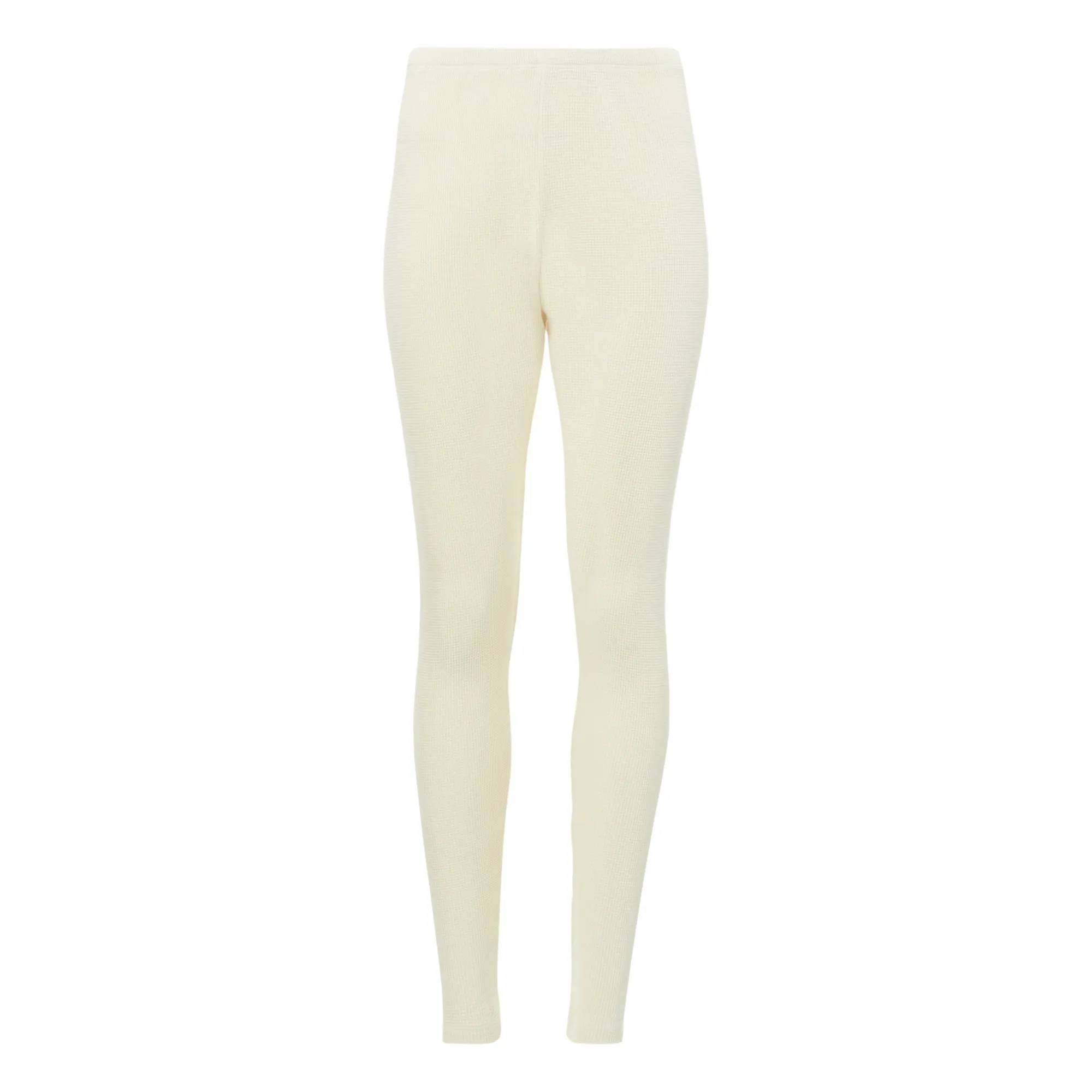 Matona Women's Ecru Organic Cotton Leggings - ’S Collection