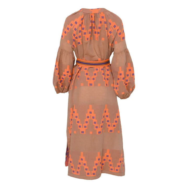 Kleid Korali | Kamelbraun- Produktbild Nr. 2