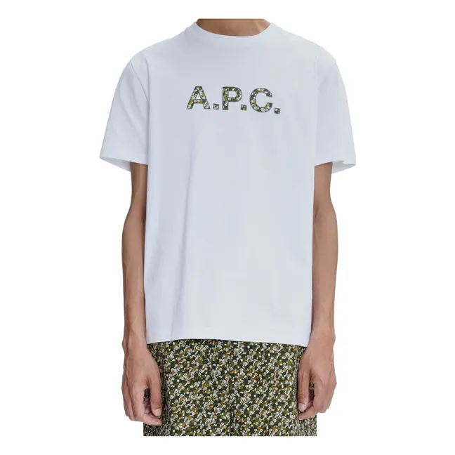 Collaboration A.P.C x Liberty - T-shirt Coton Bio | Ecru