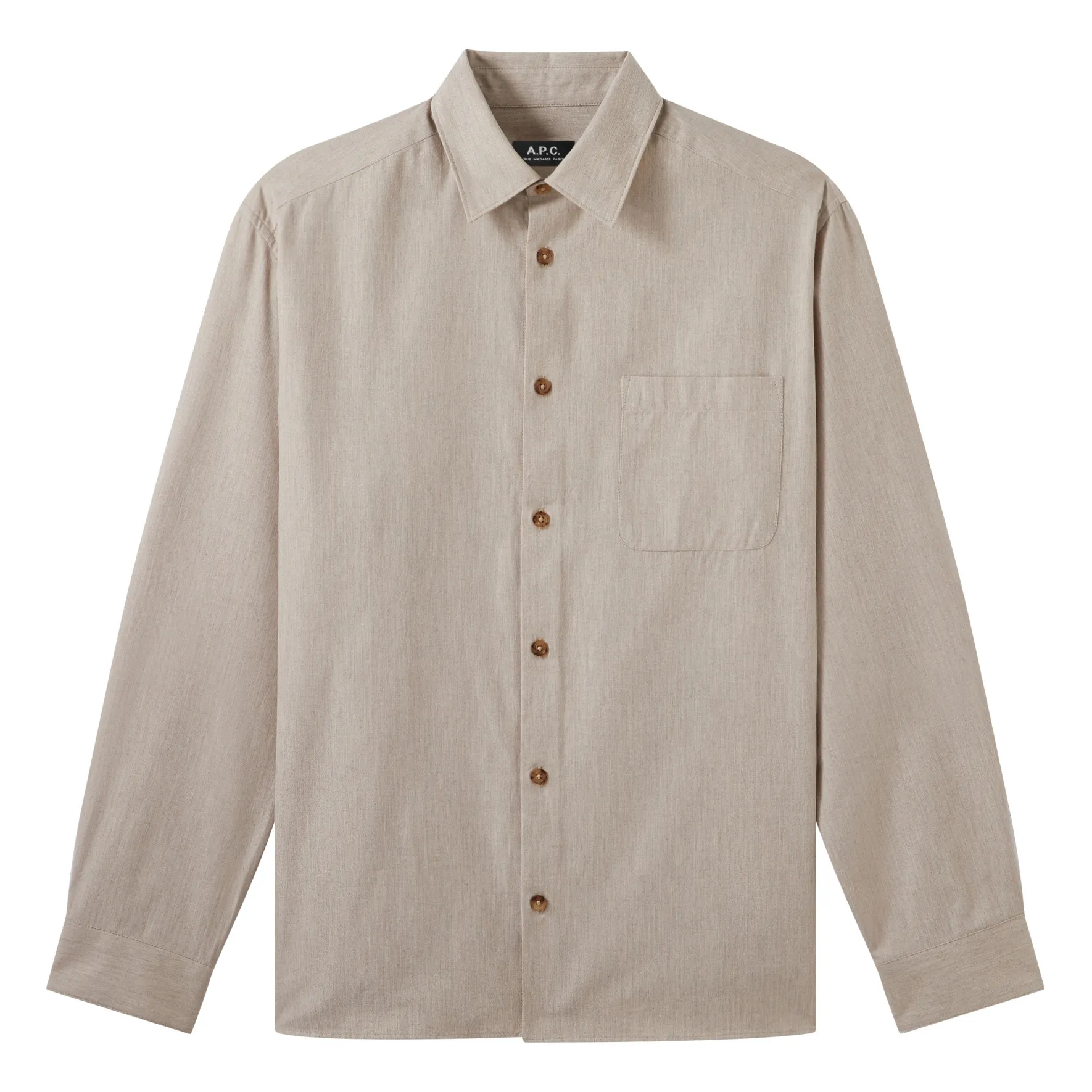 A.p.c. Beige Malo Logo Shirt