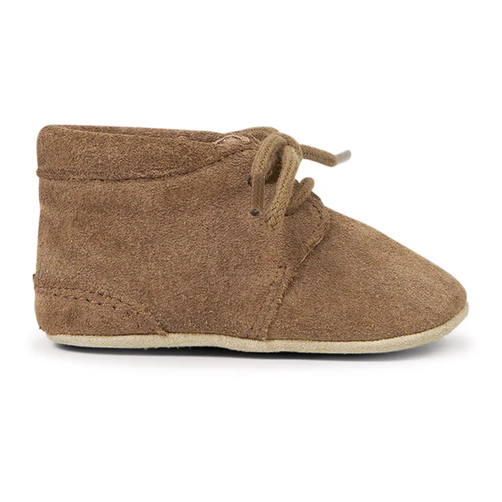 Chaussons Crib Suede | Marron- Image produit n°0