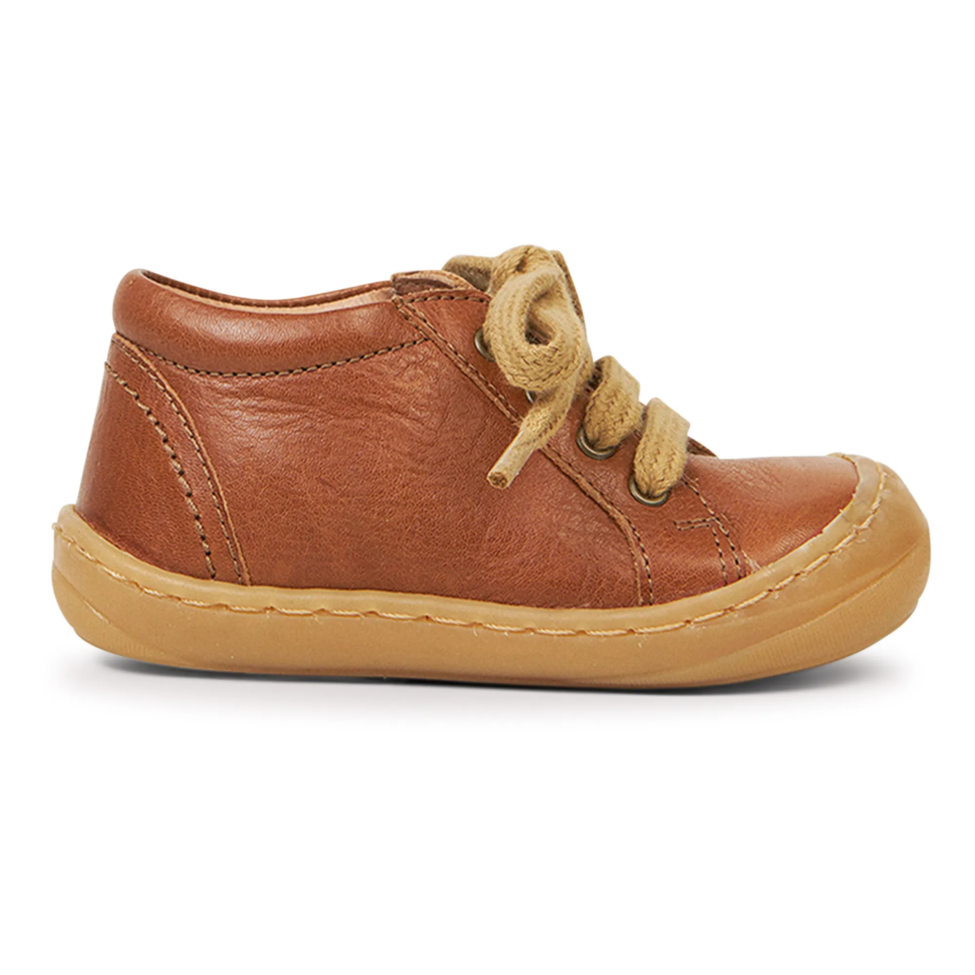 Petit Nord Cognac Everyday Lace Up Sneakers