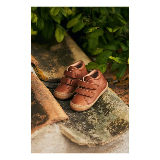 Zapatillas con velcro Everyday | Coñac