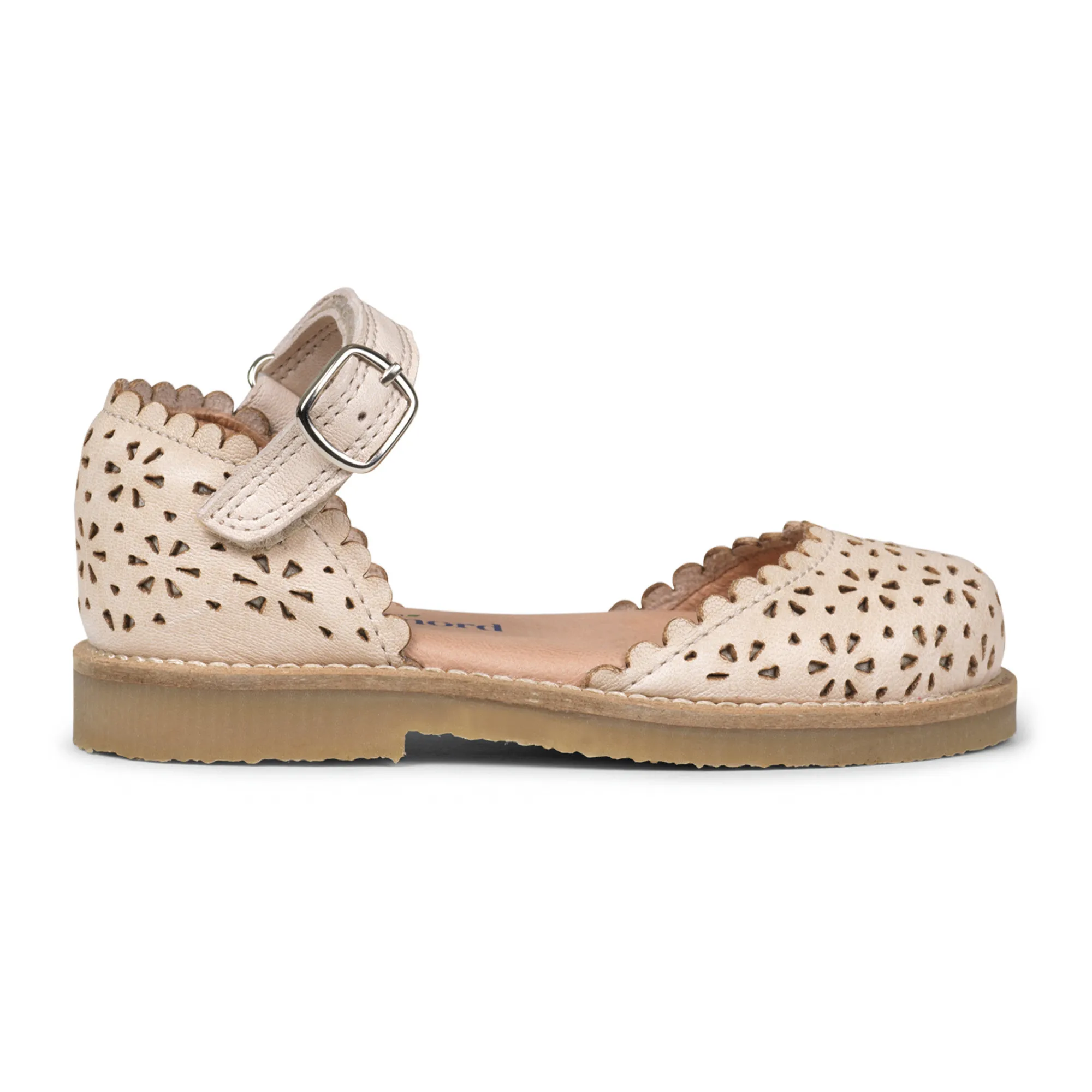 Petit Nord Cream Ladida Velcro Sandals