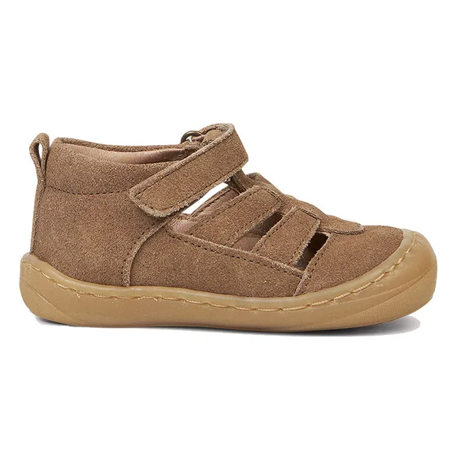 Speed Me Up Suede Sandals | Brown
